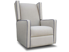 Jennifer Delonge Wing Recliner Glider - Basic Linen