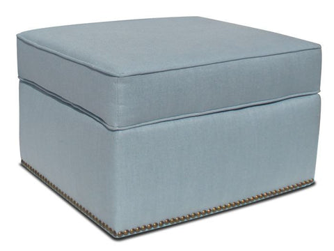 Jennifer Delonge Glam Ottoman - 100% Linen