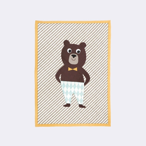 Bear Quilted Blanket