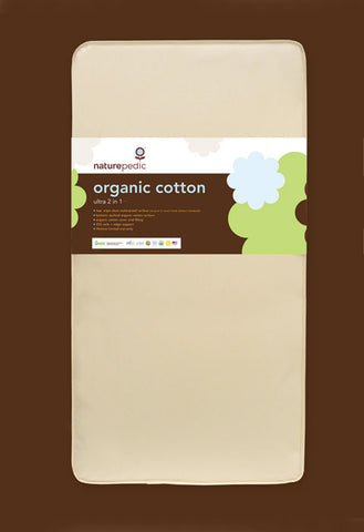 Naturepedic MC45 2 in 1 Organic Cotton Ultra Crib Mattress